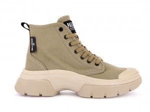 Olive Palladium Pallawave Women Boots | Saudi Arabia-CE4513092
