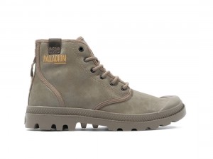 Olive Palladium Pampa Hi Coated Men Boots | Saudi Arabia-LW3972851