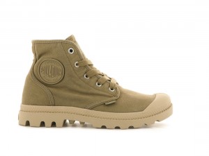 Olive Palladium Pampa Hi Women Boots | Saudi Arabia-YT3072561