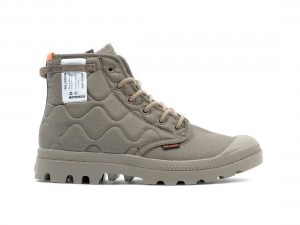 Olive Palladium Pampa Re-quilted Women Boots | Saudi Arabia-WU4513862