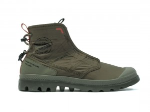 Olive Palladium Pampa Travel Lite Rs Men Boots | Saudi Arabia-LZ6492308