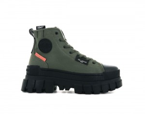 Olive Palladium Revolt Hi Tx Women Boots | Saudi Arabia-OB7962540