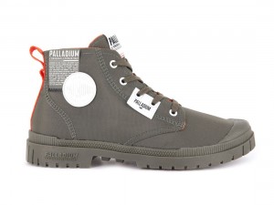Olive Palladium Sp20 Overlab Women Boots | Saudi Arabia-IW5104273