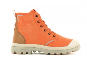 Orange Palladium Pampa Lite+ Recycle Wp+ Kids' Boots | Saudi Arabia-KB7946218