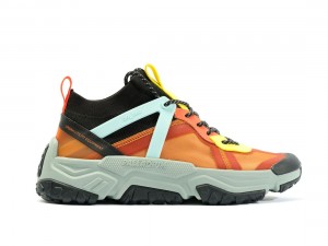 Orange / Black Palladium Off grid Lo Adventure Women Sneakers | Saudi Arabia-LC8073596