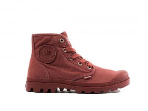 Red Palladium Pampa Hi Women Boots | Saudi Arabia-QX6173408