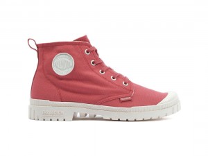 Red Palladium Pampa Sp20 Hi Canvas Men Boots | Saudi Arabia-MT6304791