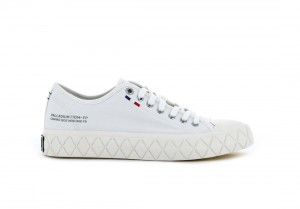White Palladium Palla Ace Canvas Kids' Sneakers | Saudi Arabia-RX8635902