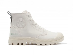 White Palladium Pampa Hi Re-vegan Lth Men Boots | Saudi Arabia-EG3051962