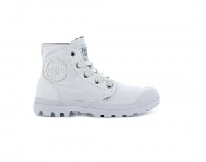 White Palladium Pampa Hi Women Boots | Saudi Arabia-WC6753108