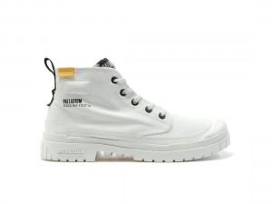White Palladium Sp20 Hi Tech Men Boots | Saudi Arabia-IM3098561