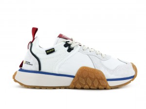 White Palladium Troop Runner Women Sneakers | Saudi Arabia-CL4182037
