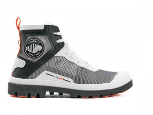 White / Black Palladium Pampa Lite + Matryx Women Boots | Saudi Arabia-ER3785412