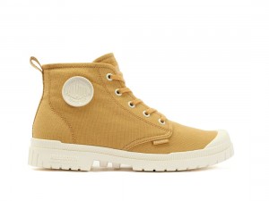 Yellow Palladium Pampa Sp20 Hi Canvas Men Boots | Saudi Arabia-NM0173582