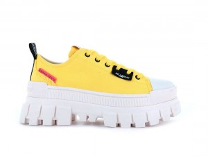 Yellow / White Palladium Revolt Lo Tx Women Sneakers | Saudi Arabia-EN3248950